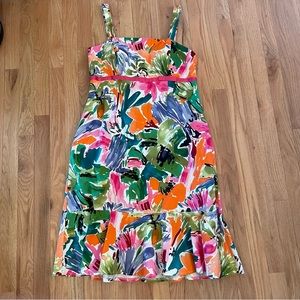 Madison Leigh colorful floral print dress size 14
